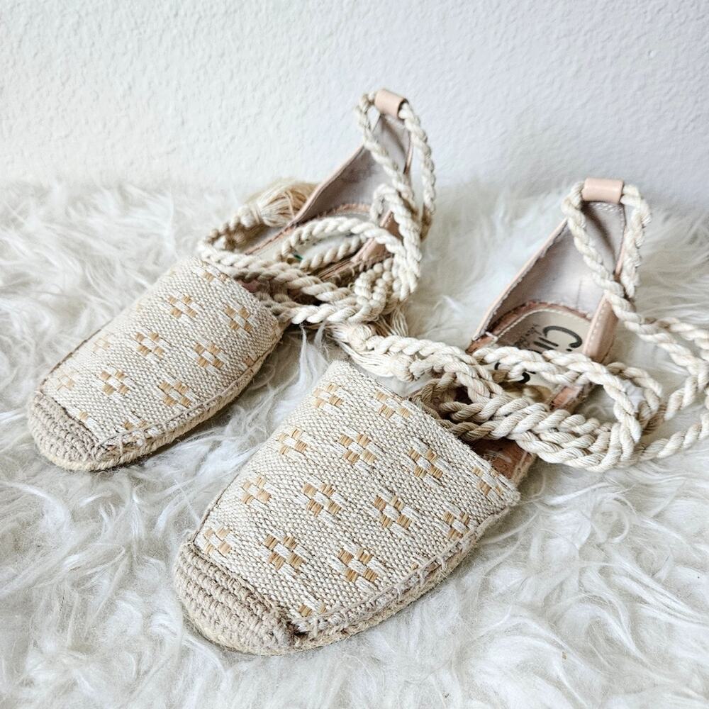 Circus Sam Edelman Espadrilles Flats Wrap Around Rope Size 6